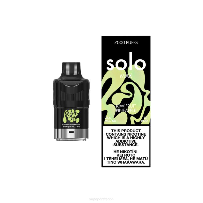 Cigarette Electronique France - Solo MAX cosse 6D4087 ananas kiwi