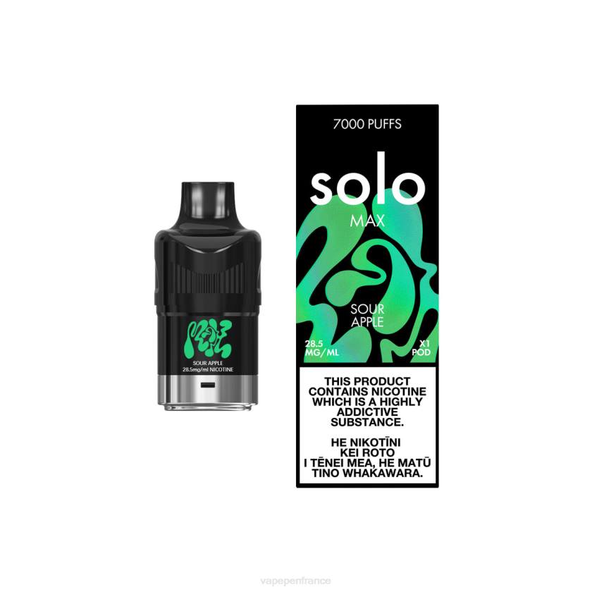 Eliquide France - Solo MAX cosse 6D4080 pomme aigre