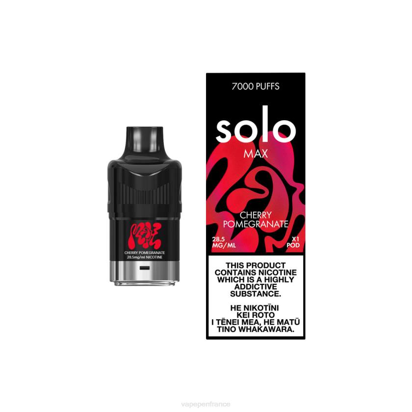 Eliquide France - Solo MAX cosse 6D4083 grenade cerise