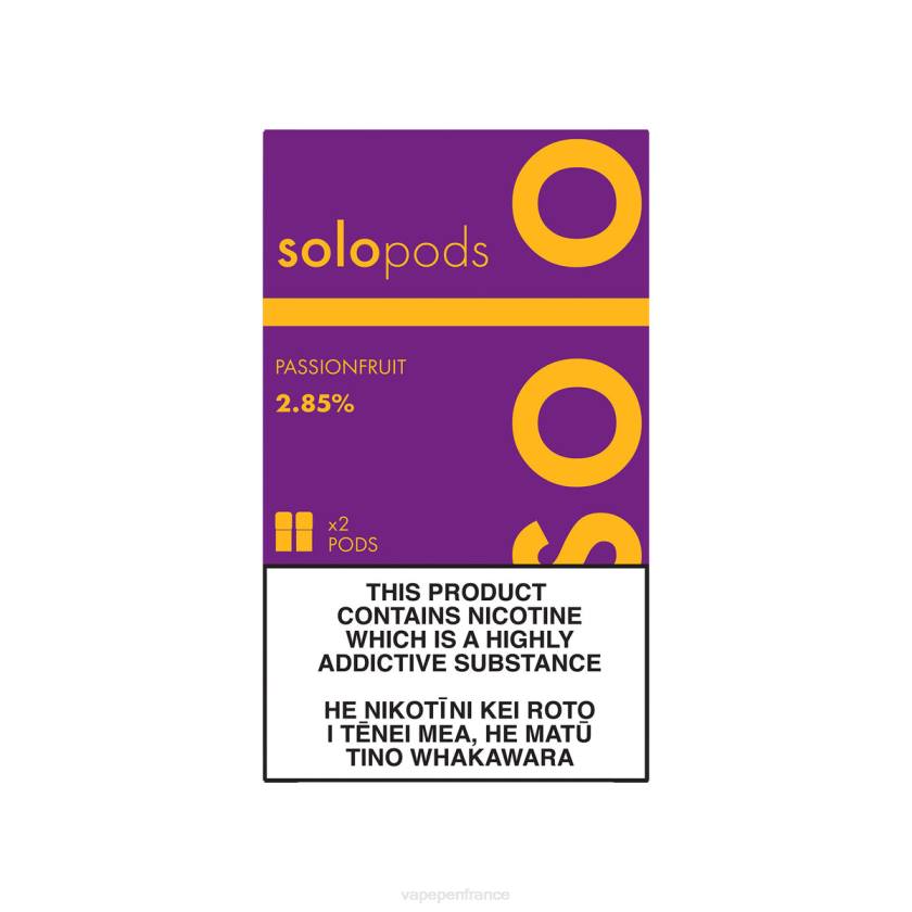 Eliquide France - Solo pack de 2 dosettes de remplacement 6D4056 fruit de la passion