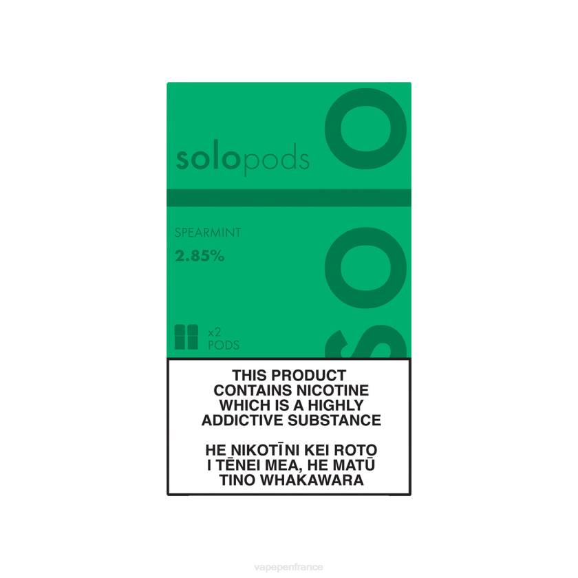 Eliquide France - Solo pack de 2 dosettes de remplacement 6D4062 menthe verte