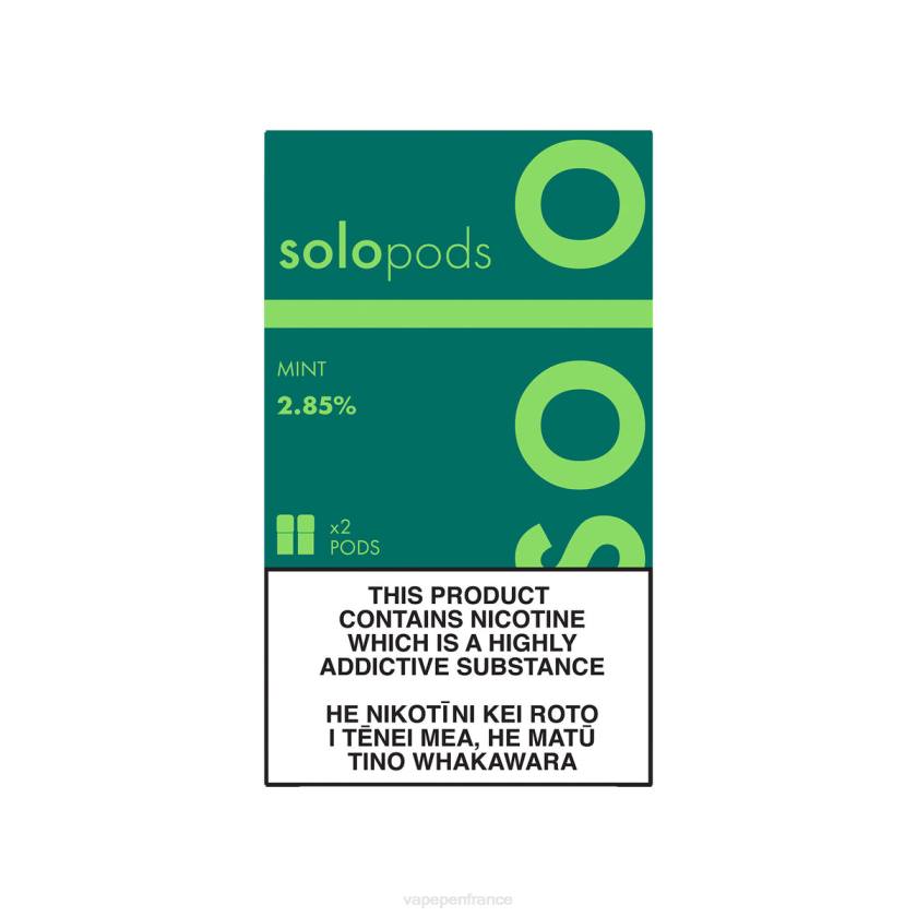 Vape France - Solo pack de 2 dosettes de remplacement 6D4052 menthe