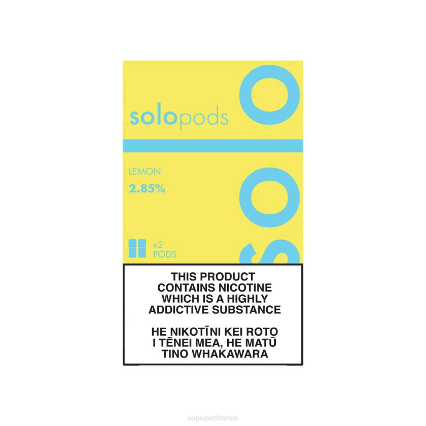 Vape France - Solo pack de 2 dosettes de remplacement 6D4055 citron