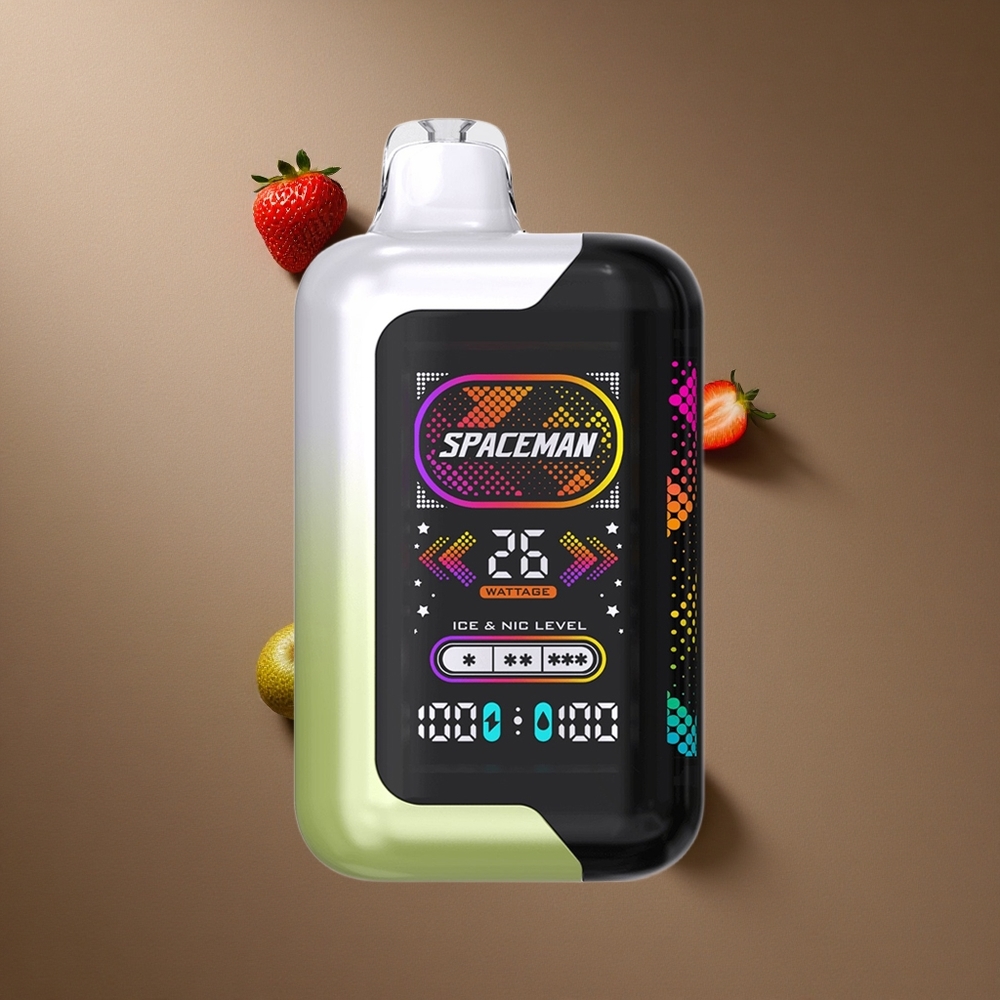 Fraise-Kiwi SMOK SPACEMAN SP40000 Vape Jetable 40000 Bouffées Écran LED 2,28"