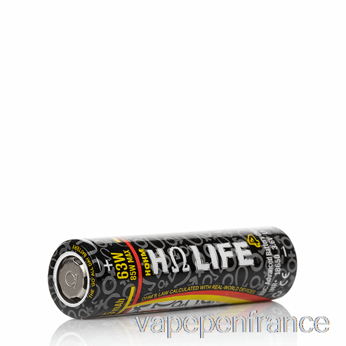 Hohm Tech Life 4 18650 3015mah 22.1a Batterie Stylo Vape à Batterie Unique