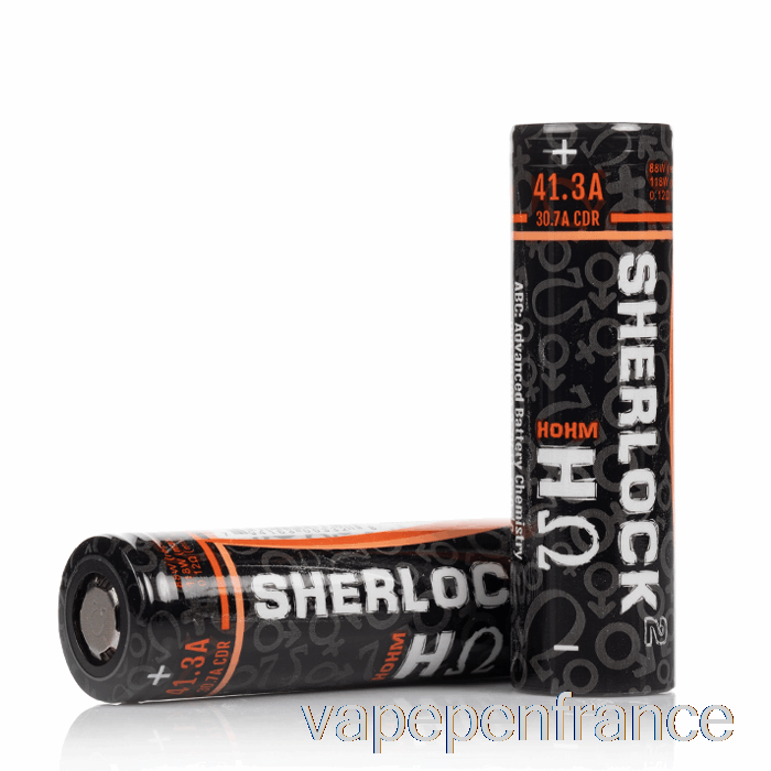 Hohm Tech Sherlock V2 20700 3116mah 30.7a Batterie Stylo Vape à Batterie Unique