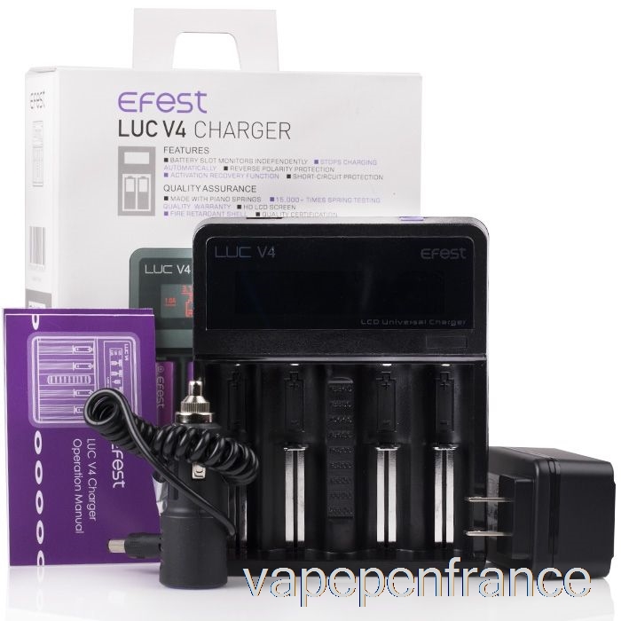 Stylo Vape Chargeur Lcd Efest Luc V4