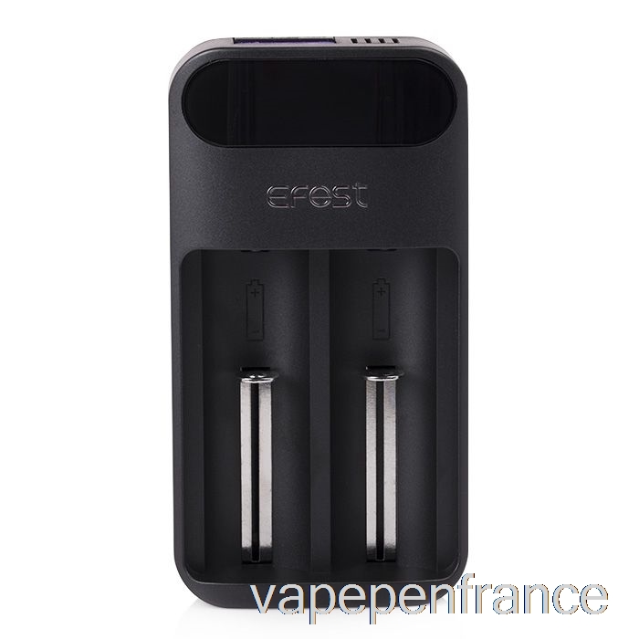 Efest Luxuriant Q2 2 Baies Chargeur De Batterie LED Intelligent Stylo Vape