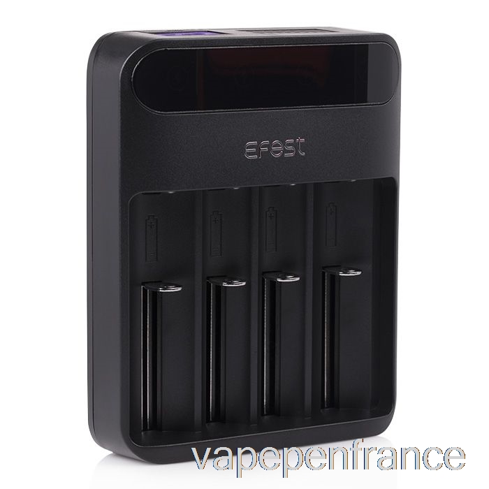 Efest Luxuriant Q4 4 Baies Chargeur De Batterie LED Intelligent Stylo Vape