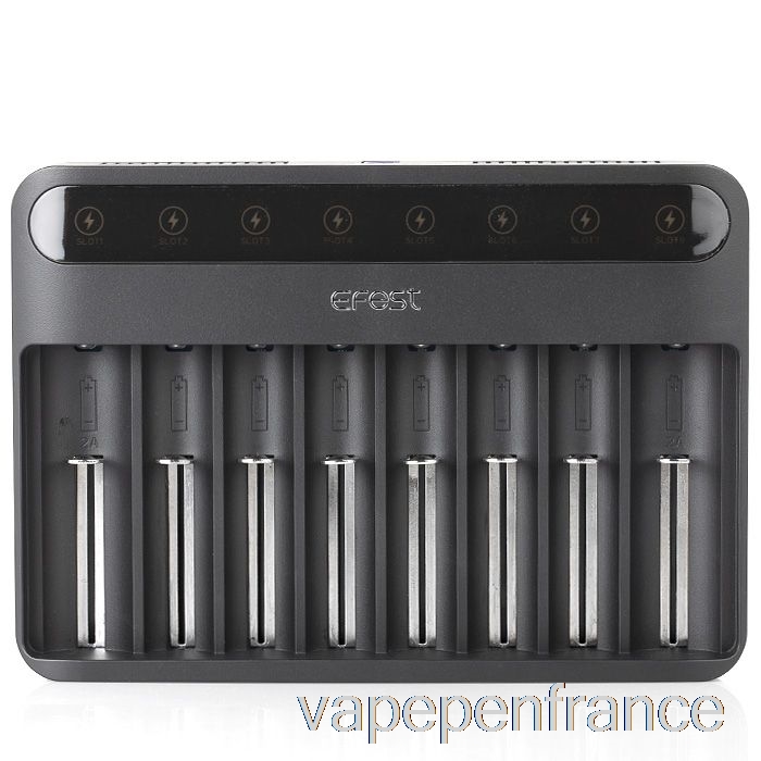 Efest Luxuriant Q8 8 Baies Chargeur De Batterie Intelligent Stylo Vape