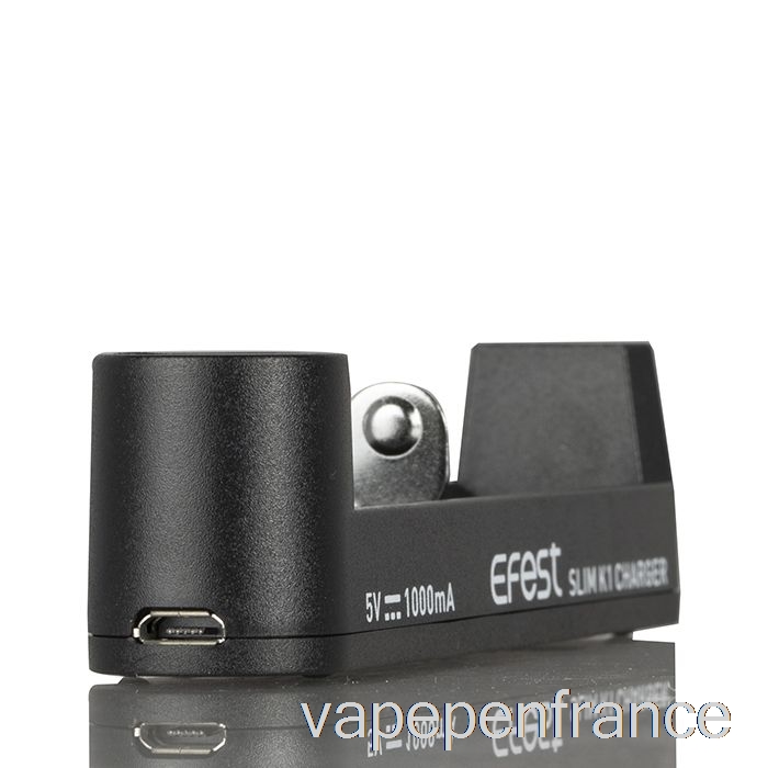 Stylo Vape Chargeur De Batterie à Emplacement Unique Efest Slim K1
