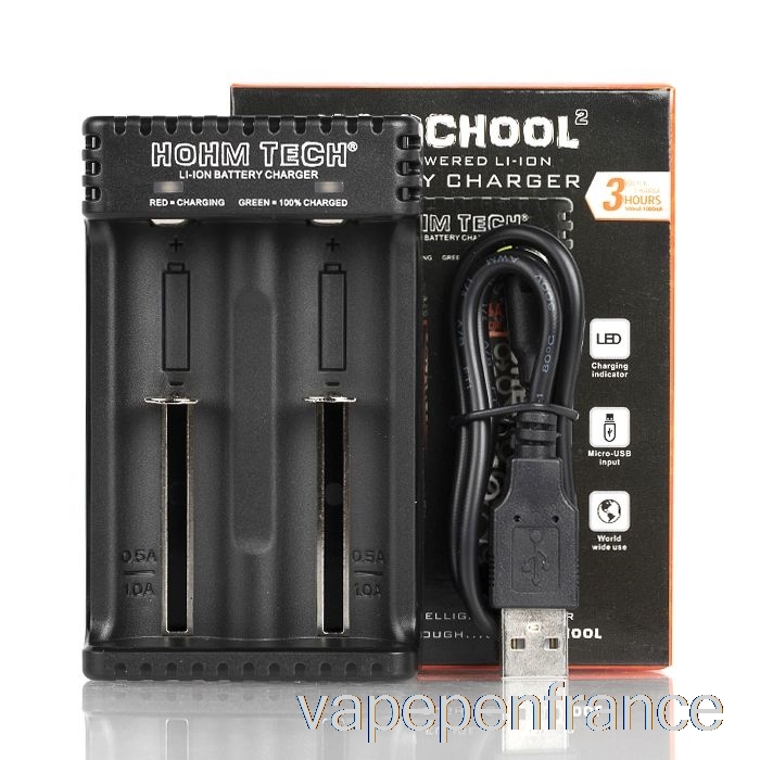 Hohm Tech School 2 2a Chargeur Micro-usb Stylo Vape