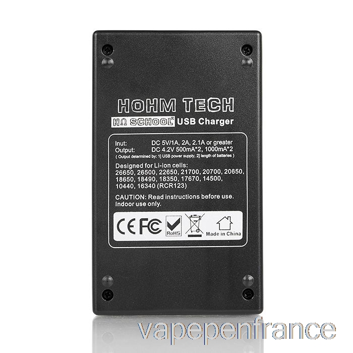 Hohm Tech School 2 2a Chargeur Micro-usb Stylo Vape