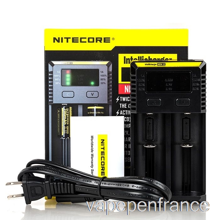 Chargeur De Batterie Nitecore I2 (2 Baies) Stylo Vape