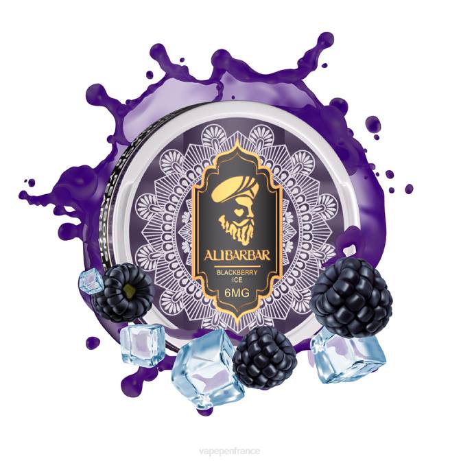 Vape Pen - Alibarbar sachets de nicotine glace aux mûres 6ZVP97