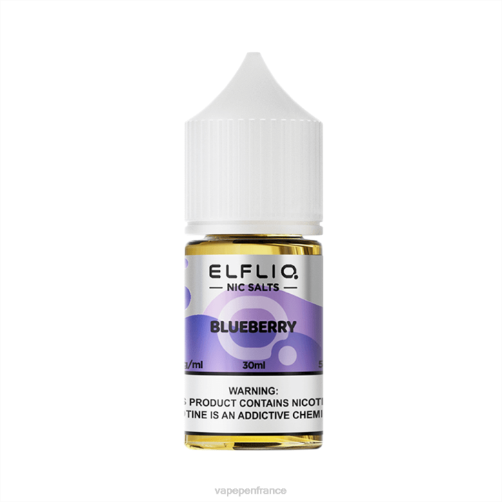 myrtille 4V4L11 ELFBAR ELFLIQ nic sel 30ml