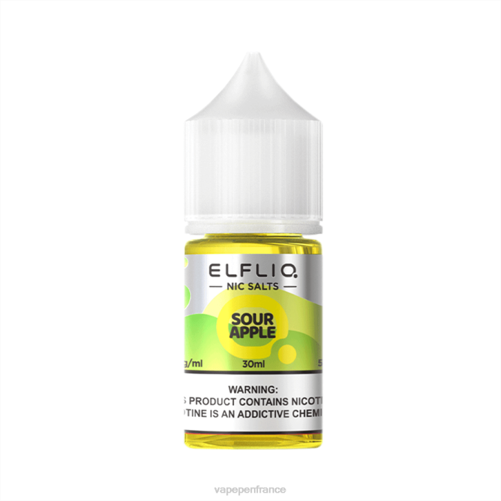 pomme aigre 4V4L28 ELFBAR ELFLIQ nic sel 30ml