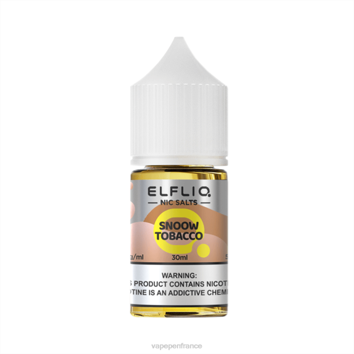 tabac de snoow 4V4L27 ELFBAR ELFLIQ nic sel 30ml