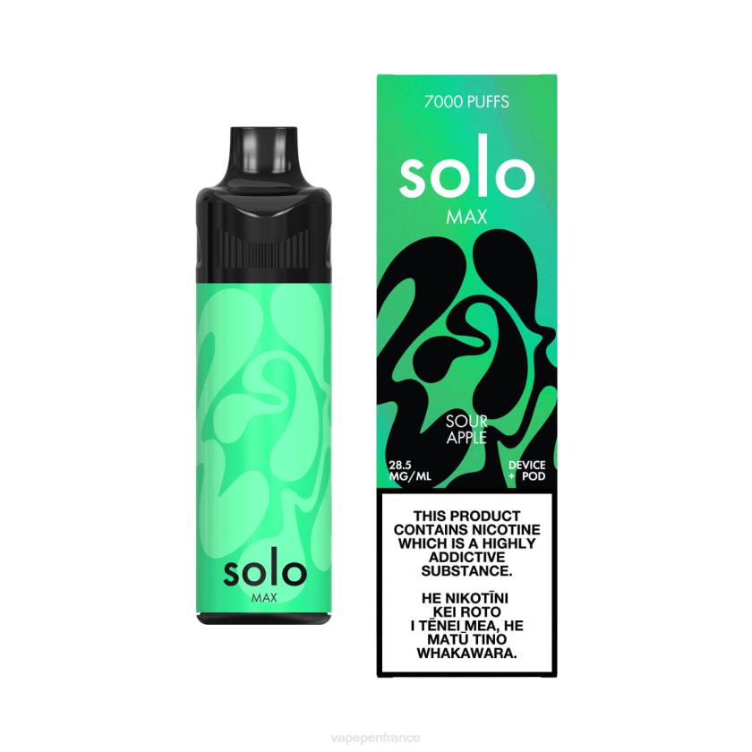 Vape France - Solo MAX kit de dosettes 6D4070 pomme aigre