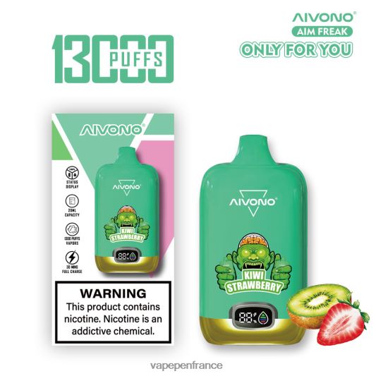 Cigarette Electronique France - kiwi fraise Aivono AIM FREAK 13000 L6246J246