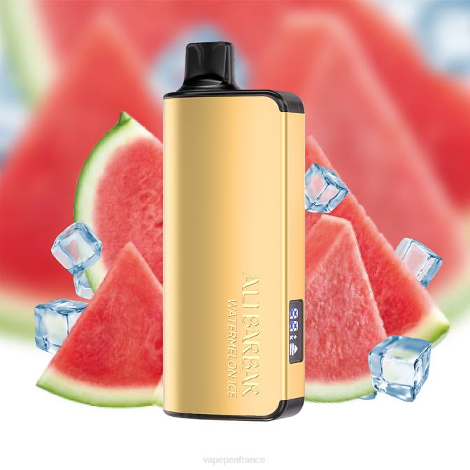 Eliquide France - Alibarbar Ingot 20000 vapes jetables pastèque à la fraise et à la noix de coco 6ZVP43