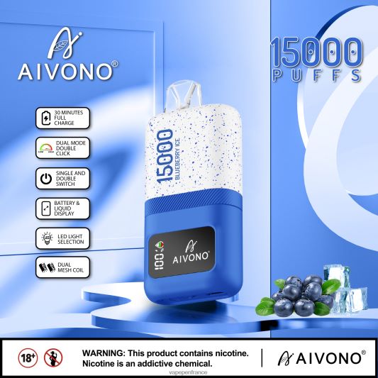 Eliquide France - glace aux myrtilles Aivono AIM magic 15000 L6246J68