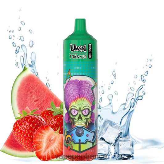 Eliquide France - pastèque fraise UWIN CRYSTAL vape jetable 35k L6246J383