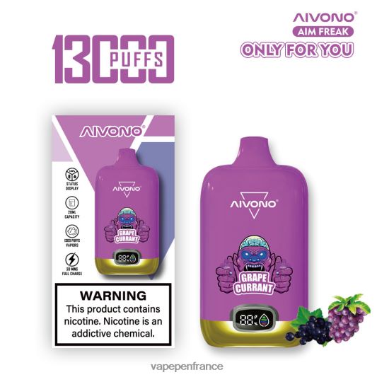 Eliquide France - raisin de Corinthe Aivono AIM FREAK 13000 L6246J251
