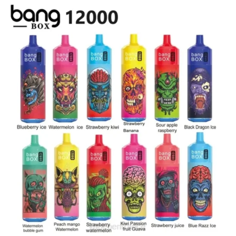 Vape France - Bang Box Lumière RVB de 12 000 bouffées P80J37 jetable