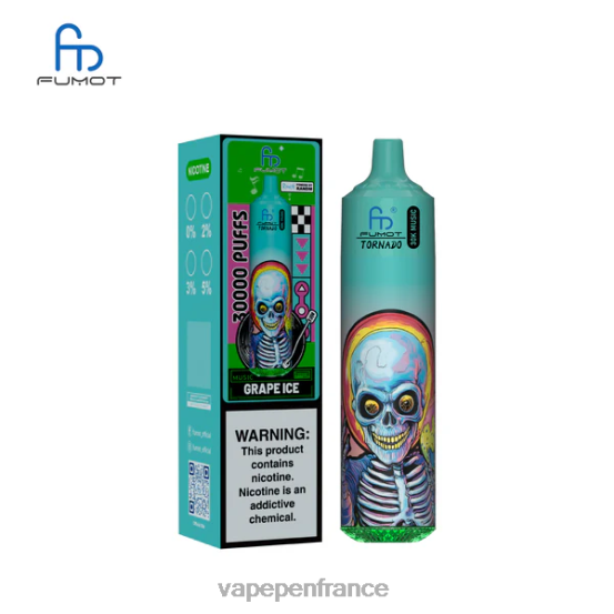 Vape France - Fumot Tornado 30 000 musiques glace aux raisins 88X8413