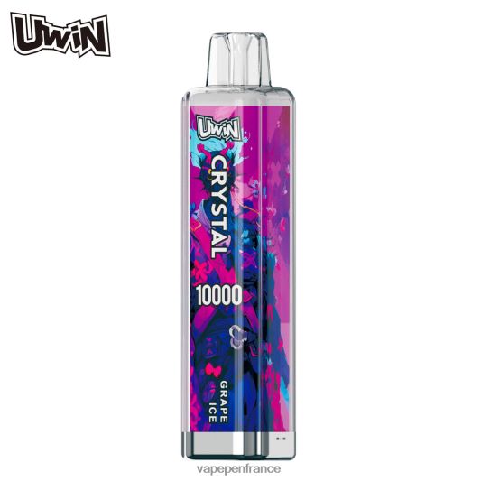 Vape France - glace aux raisins UWIN CRYSTAL 10000 vapes jetables L6246J367