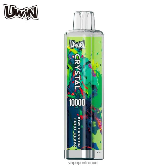 Vape France - kiwi fruit de la passion goyave UWIN CRYSTAL 10000 vapes jetables L6246J373