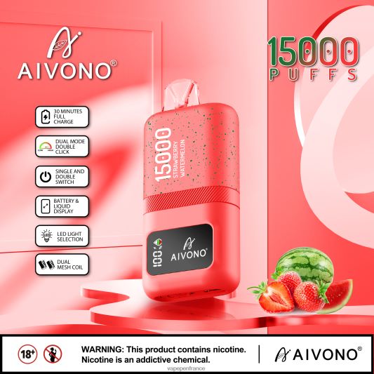 Vape France - pastèque fraise Aivono AIM magic 15000 L6246J58