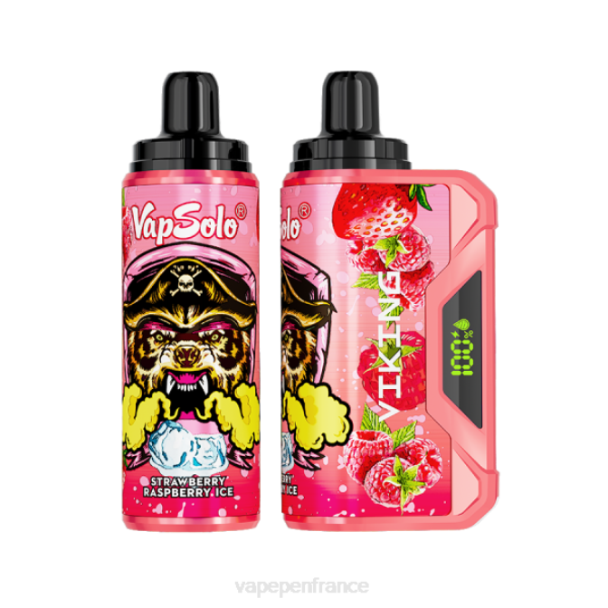 Vape Pen - Vapsolo VIKING vape jetable glace fraise framboise 6ZVP157