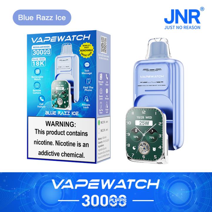 Vape Pen - glace bleue JNR montre vape RDP411