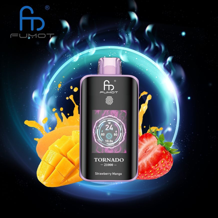 Eliquide France - mangue fraise Fumot Tornado 25000 vapes jetables 0BR0PD11