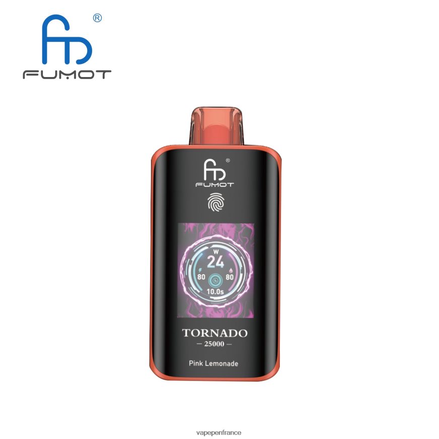 Vape France - limonade rose Fumot Tornado 25000 vapes jetables 0BR0PD10