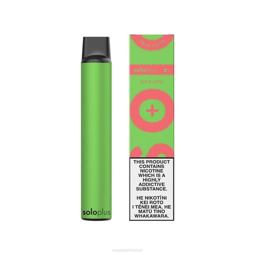 Cigarette Electronique France - Solo Plus vape jetable 6D4030 pomme aigre