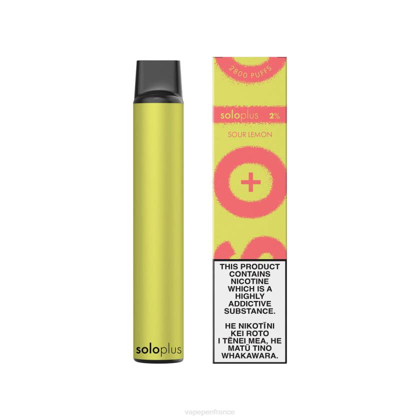 Cigarette Electronique France - Solo Plus vape jetable 6D4036 citron aigre