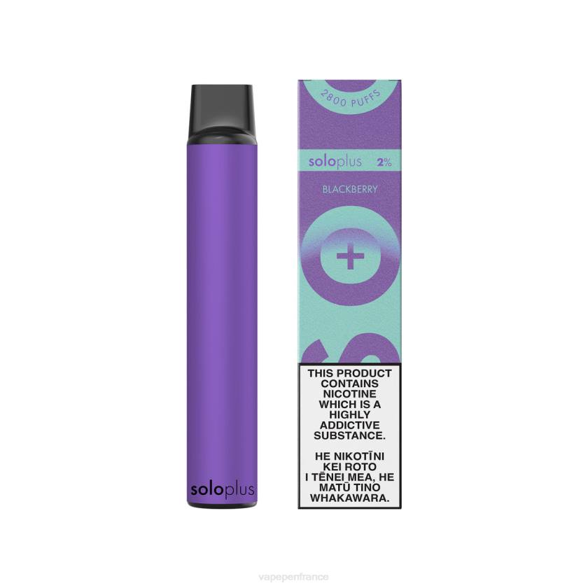 Eliquide France - Solo Plus collection paradis de vape jetable 6D4038 mûre