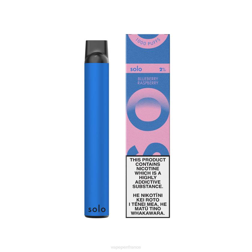 Vape France - Solo collection paradis de vape jetable 6D4019 myrtille framboise