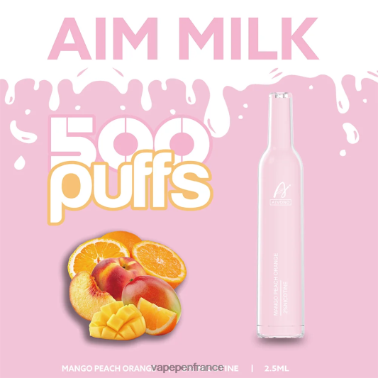 Eliquide France - mangue pêche orange Aivono AIM MILK 500 L6246J269