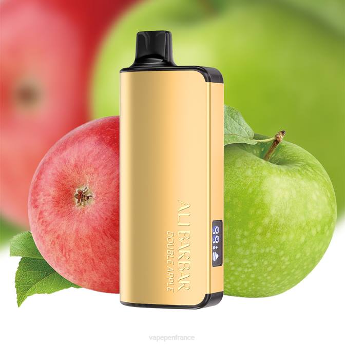 Cigarette Electronique France - Alibarbar Ingot 9000 vapes jetables double pomme 6ZVP28