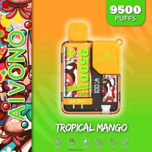 Cigarette Electronique France - mangue tropicale Aivono AIM TANK 9500 L6246J39