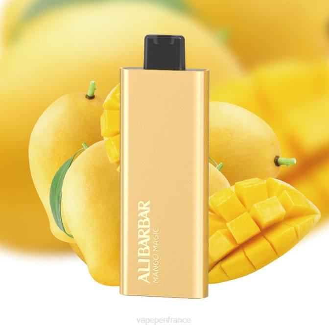 Eliquide France - Alibarbar Pandora 7000 vapes jetables magie de la mangue 6ZVP67