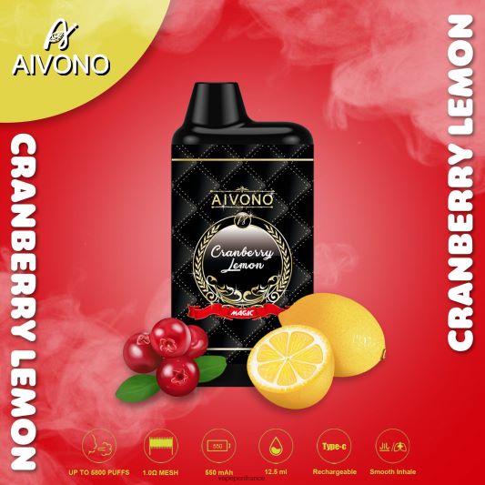 Eliquide France - citron canneberge Aivono AIM MAGIC cigarette de boîte de 5800 bouches L6246J89