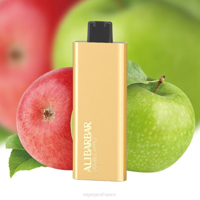 Vape France - Alibarbar Pandora 7000 vapes jetables double pomme 6ZVP66