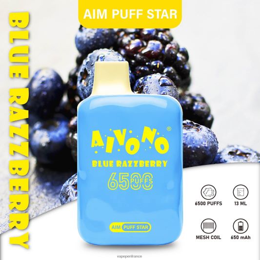 Vape France - framboise bleue Aivono AIM PUFF STAR 6500 L6246J292