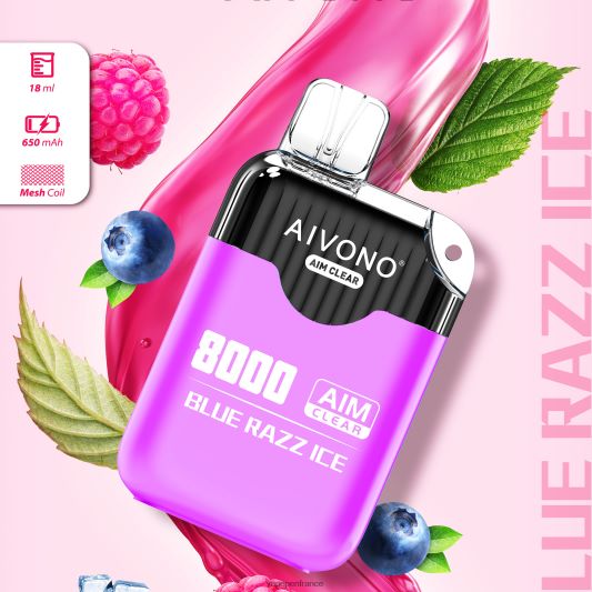Vape France - glace bleue Aivono AIM CLEAR 8000 L6246J202