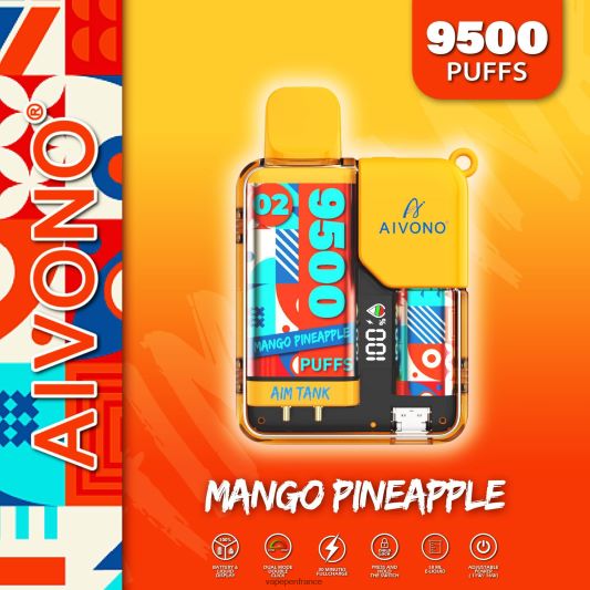 Vape France - mangue ananas Aivono AIM TANK 9500 L6246J34